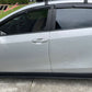 78"x3" Universal Side Skirt Extension Flat Bottom Lip Rocker Panel