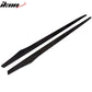 Universal 79.5" Carbon Fiber Add On Flat Bottom Side Skirt Extension