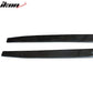 2012-2025 Tesla Model S Flat Bottom Line Lip CF Side Skirt Extension