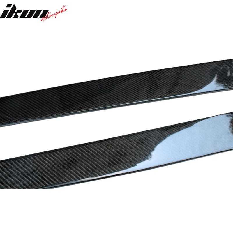 2012-2018 BMW 3 Series F30 CF Flat Bottom Line Side Skirt Extension