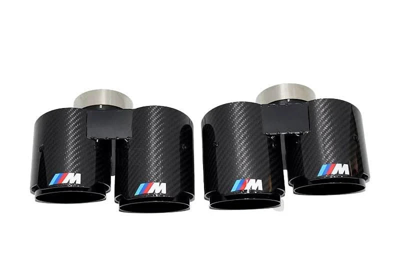 BMW 3/4 Series G20/G21 G22 G26 Carbon Fiber Dual Muffler Tips (2019+)