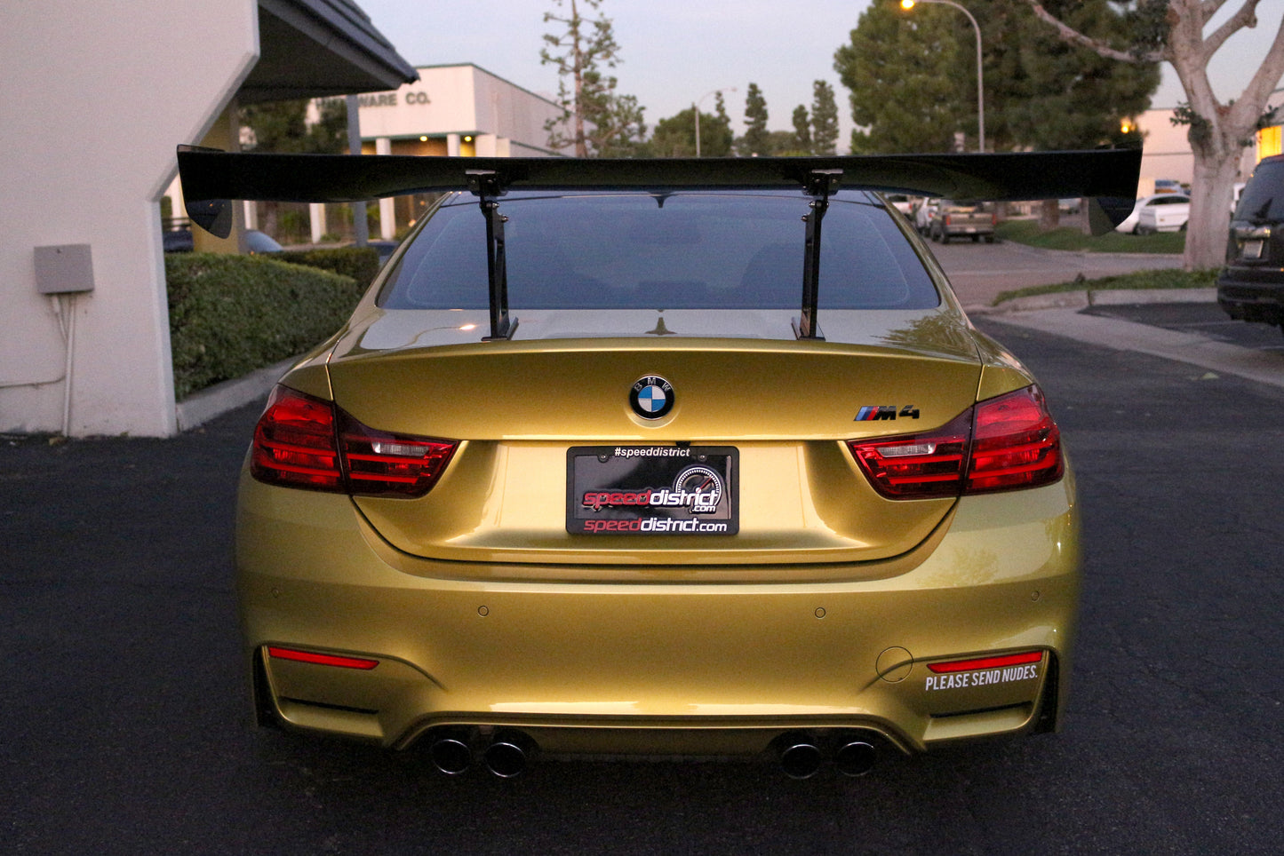 BMW F82 M4 GTC300 Carbon Fiber Adjustable Wing