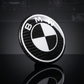 BMW Roundel Emblem Covers - Full Carbon Fiber Black and White Style