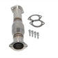 Berk Technology EVO 8/9 03-07 High Flow Metallic Catalytic Converter. 3" inlet/outlet.