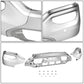 2016-2018 GMC Sierra 1500 Chrome Front Bumper Cover w/ Park Assist