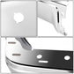 09-14 Ford F-150 Fleetside Rear Bumper Cover w/ Sensor Holes Chrome