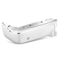 09-14 Ford F-150 Fleetside Rear Bumper Cover w/ Sensor Holes Chrome