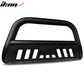 2007-2016 Toyota Tundra Sequoia Black Bull Bar Grille Front Bumper