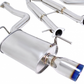 Megan Racing Cat Back Exhaust Midpipe for Infiniti G37 4-Door (2009+) - 3" Piping, T-304 Stainless Steel