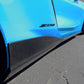 Chevrolet Corvette C8 Z06/ E Ray/ ZR1/ Grand Sport Carbon Fiber Side Rocker Extensions/ Side Skirts