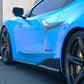 Chevrolet Corvette C8 Z06/ E Ray/ ZR1/ Grand Sport Carbon Fiber Side Rocker Extensions/ Side Skirts