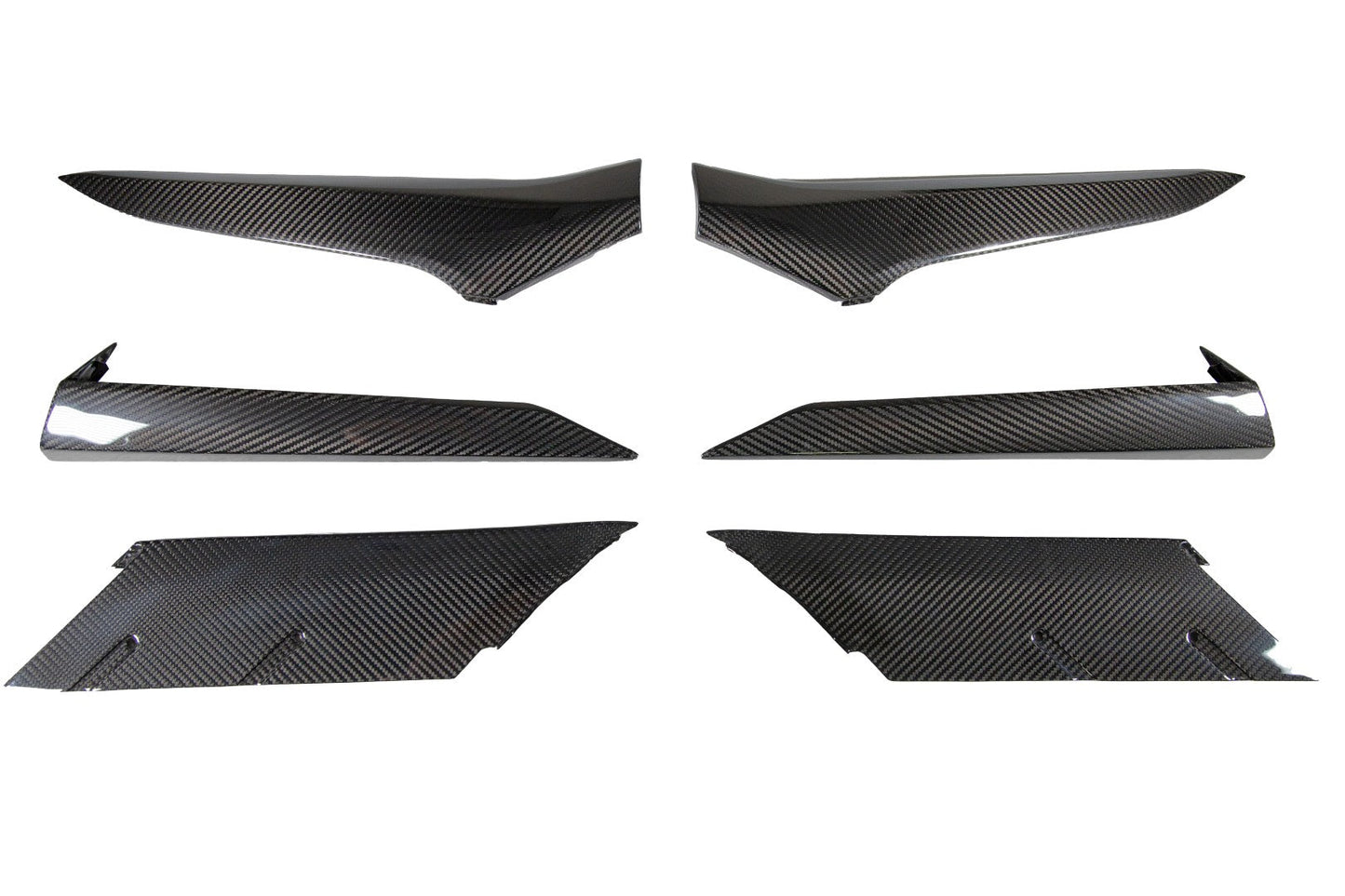 Chevrolet Corvette C8 Z06 Carbon Fiber Door and Quarter Panel Trims Package