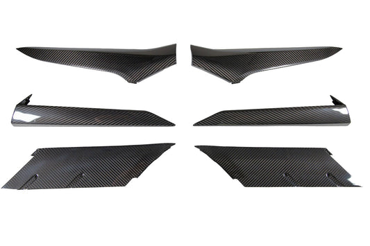 Chevrolet Corvette C8 Z06 Carbon Fiber Door and Quarter Panel Trims Package