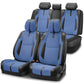 Drive Series Full Set Seat Covers - Black/Dark Blue