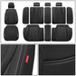 Touring Series Full Set Seat Covers - Black