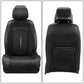 Voris Style Front Row Seat Covers Set - Black