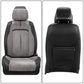 Voris Style Front Row Seat Covers - Black/Grey