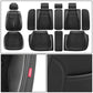 Voris Style Full Set Seat Covers - Black
