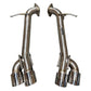 High Flow Straight Axle Back Exhaust for Toyota Camry XLE LE SE 18-24 2.5L 3.5L