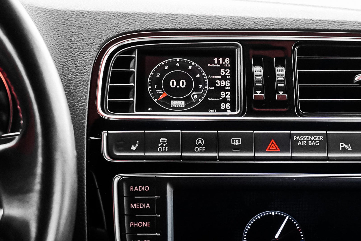 CANchecked VW MK5 Polo MFD32 Multi Function Display | 3.2" Gen2 (LHD)