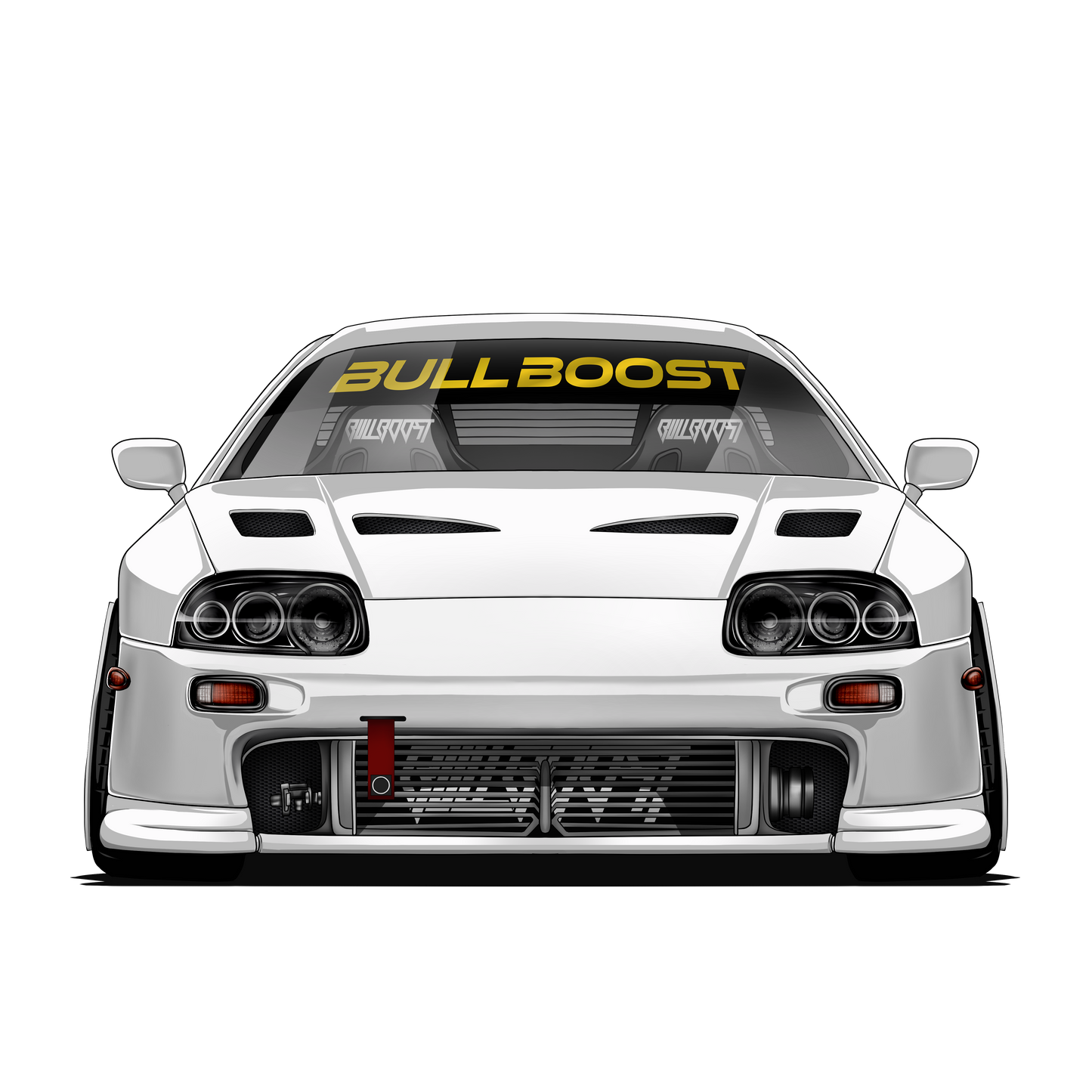 Bull Boost Vinyl Window Banner | 45 ENTRIES