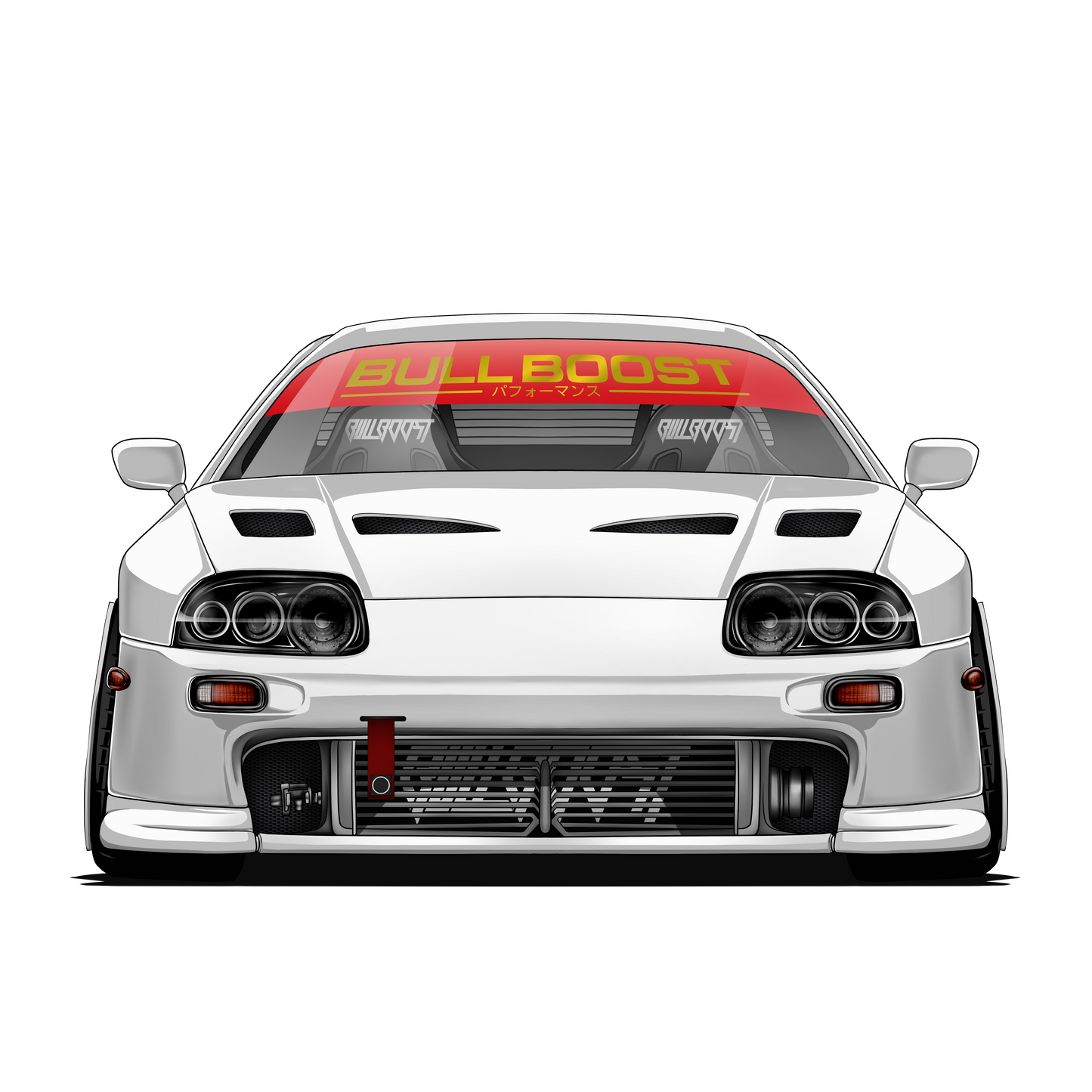 Bull Boost Vinyl Window Banner | 45 ENTRIES