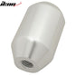 Silver M8X1.25MM MT Manual MUG Gear Shift Knob & BD Logo Badge Emblem