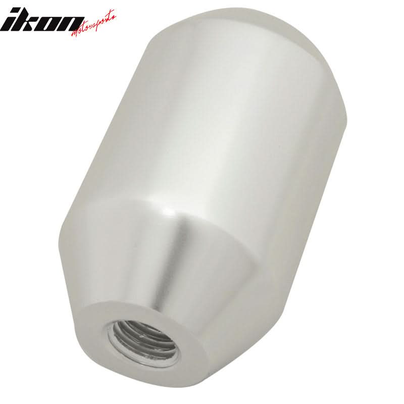 Silver M8X1.25MM MT Manual MUG Gear Shift Shifter Knob BD Emblem Logo
