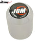 Silver Universal M10X1.5MM MT MUG Gear Shift Knob JDM Logo New Emblem