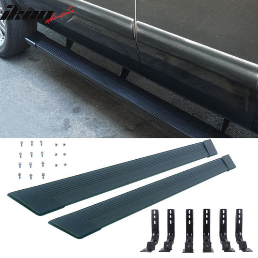 2004-2014 Nissan Titan Black Running Board Step Bar Bracket Aluminum