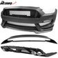 2015-2017 Ford Mustang Front Bumper Rear Diffuser & Dual Trunk Spoiler
