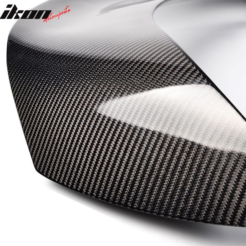 2015-2023 Ford Mustang GT350R Rear Trunk Spoiler Black CF