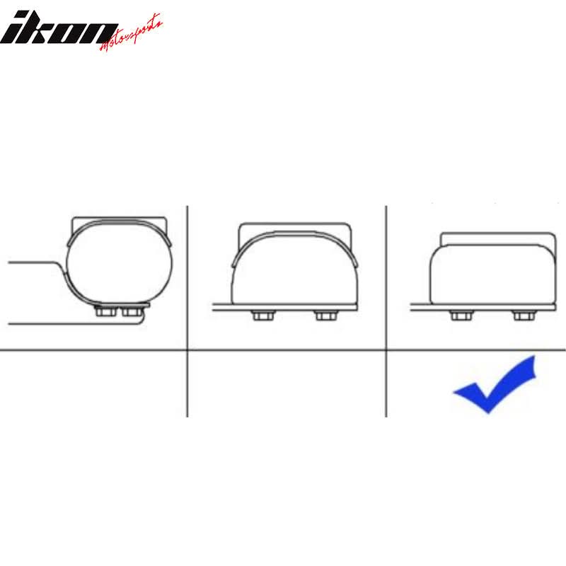 2019-2022 Chevy Silverado Sierra Double Cab 6in SS Side Step Nerf Bars