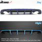 2015-2023 Dodge Charger SRT Rear Diffuser with Reflective Tape PP