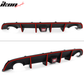 2015-2023 Dodge Charger Rear Diffuser w/ LED Lamp & Reflective Tape PP