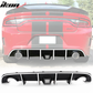 2015-2023 Dodge Charger Rear Diffuser w/ LED Lamp & Reflective Tape PP