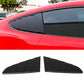 2015-2023 Ford Mustang Coupe Unpainted Rear Window Louver Side Vent