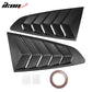 2015-2023 Ford Mustang Coupe Unpainted Rear Side Window Louver ABS