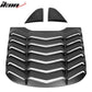 2015-2023 Ford Mustang Coupe Matte Black Rear Side Window Louver ABS
