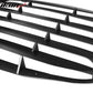 2015-2023 Ford Mustang GT Style Black Rear Side Window Louver ABS