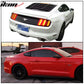 2015-2023 Ford Mustang V Style Matte Black Rear Side Window Louver ABS