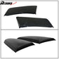 2015-2023 Ford Mustang GT Style Rear Fender Scoop Side Window Louver
