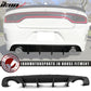 2015-2023 Dodge Charger Black Rear Bumper Conversion Diffuser Lip PP