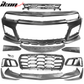 2014-2015 Chevy Camaro 1LE Style Front Bumper Cover PP + Hood Cover