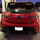 2019-2022 Toyota Corolla 5DR Rear Lip Diffuser Aprons Muffler Tip ABS