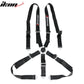 5 Point Black Go-kart UTV ATV Racing Harness Buckle Seat Belt Nylon