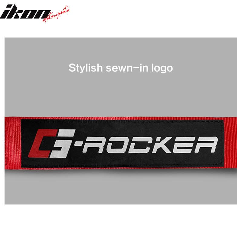 5 Point Red Go-kart UTV ATV Racing Harness Buckle Seat Belt Nylon