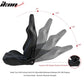 Universal Blue Plaid Racing Seat Dual Slider Buckle Belt PU Carbon