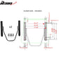 Universal White Bucket Racing Seat Dual Slider Buckle Belt Gray PU