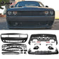 2008-2014 Dodge Challenger Front + Rear Bumper Cover + Diffuser PP